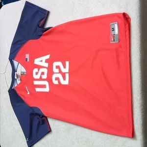 Women's USA Medium Soccer Nike #22 Jersey New